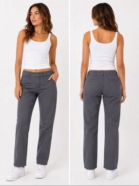 LOFT Outlet Gray Straight Pant Slack Women’s Work Wear 4
